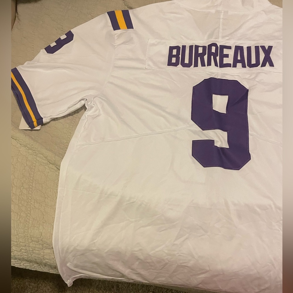 Joe “Burreaux” Burrow White Jersey XL